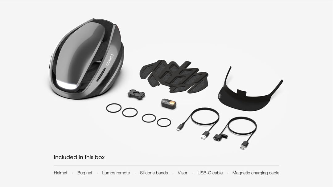 Lumos Ultra MIPS+ LED Fahrradhelm - ash Grey M/L, M/L