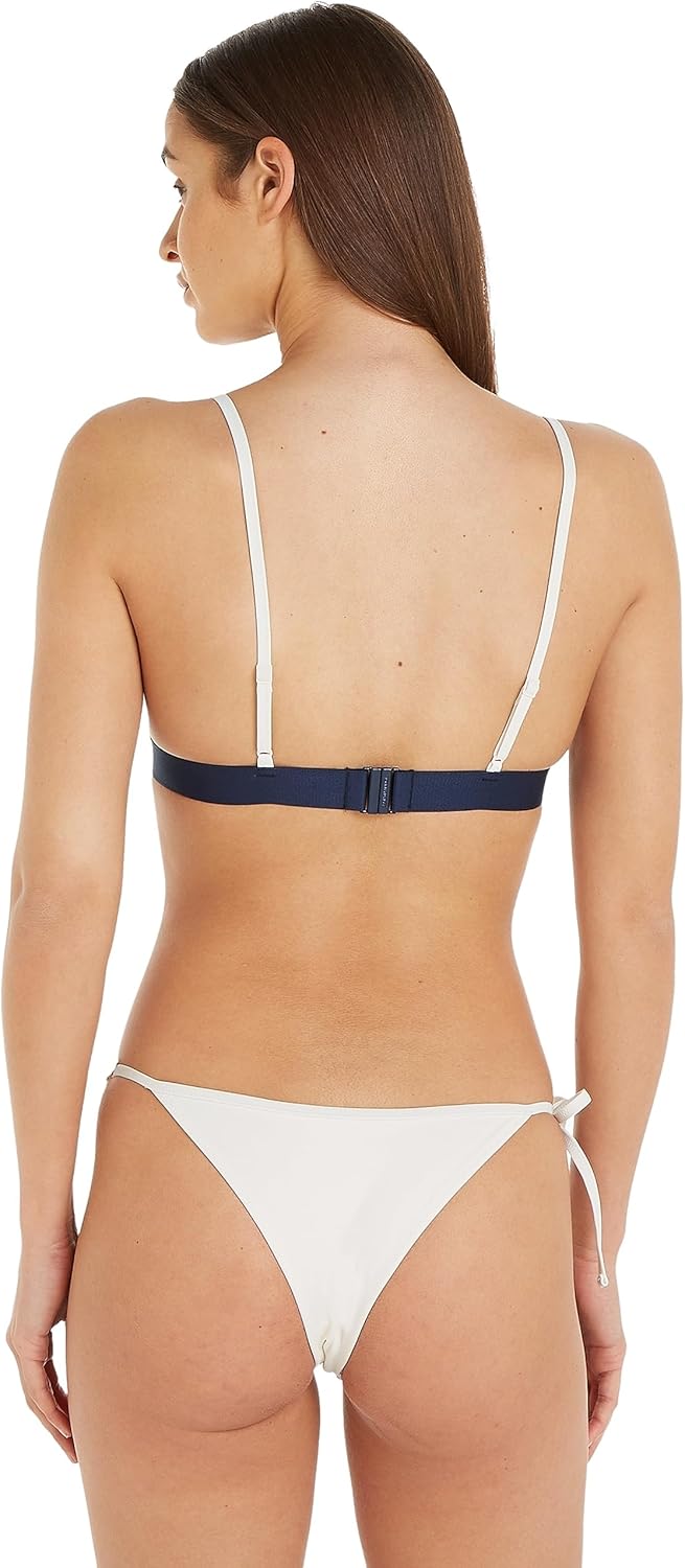 Tommy Hilfiger Damen Triangle Rp Triangel-BHS L Weiss (Ancient White), L Weiss (Ancient White)