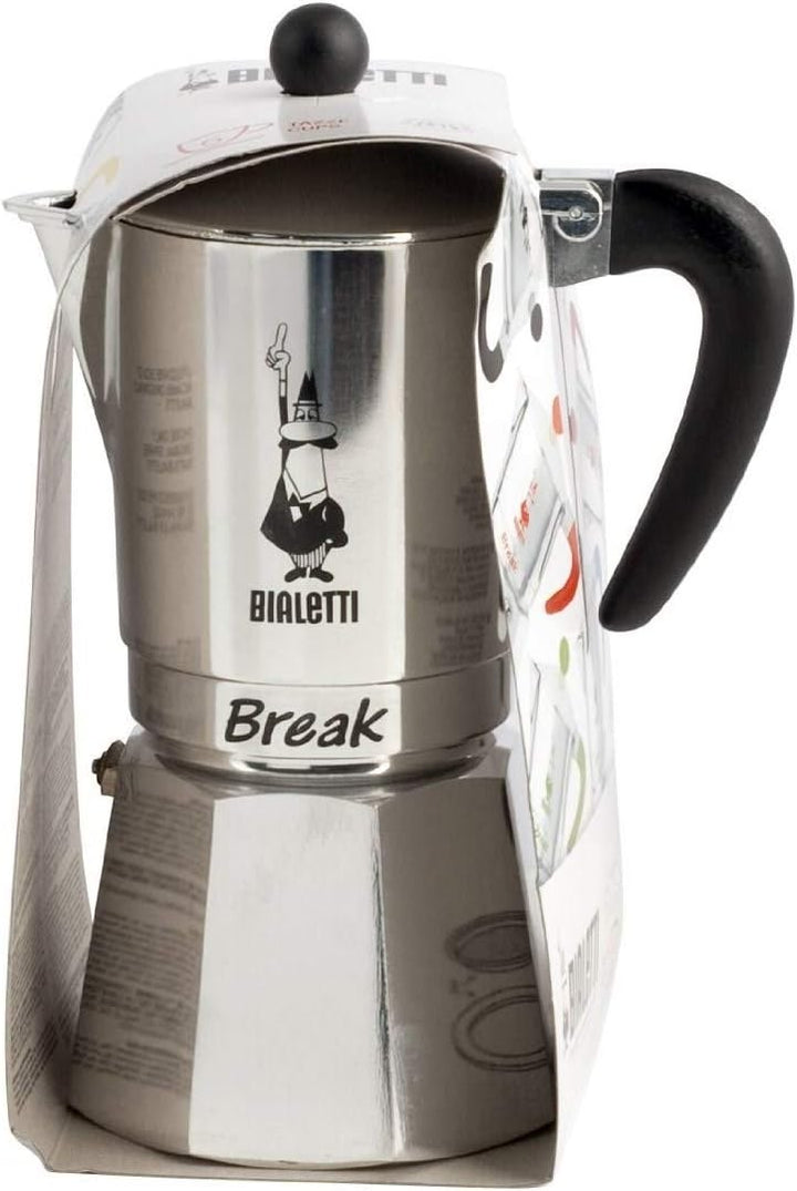 Bialetti 5903 Espressokocher Break 6 Tassen, Aluminium