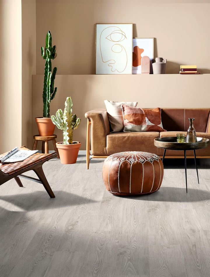 EGGER NatureSense Laminat EL2771 Girona Kastanie weiss 1292x193x8mm (1,995m²) 1,995m² | Boden, 1,995