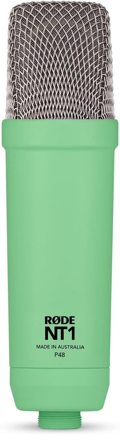 Rode NT1 Signature Green Studio-Mikrofon Grün + keepdrum WS2 Popschutz, green