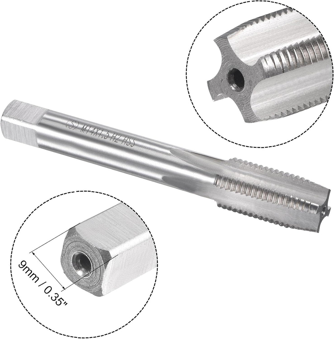 sourcing map Gewindebohrer Schneideisen Set M14 x 1,5mm, Gewindeschneider Schneideisen Set mit Legie