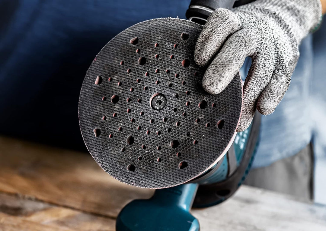 Bosch Professional 1x Expert Multihole Stützteller (für Bosch, Version hart, Ø 150 mm, Zubehör Exzen
