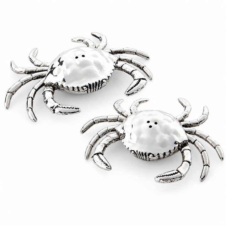 Mud Pie Salz- und Pfefferstreuer-Set, Krabbe, silberfarben Mud Pie 4501005 Crab Salt and Pepper Shak