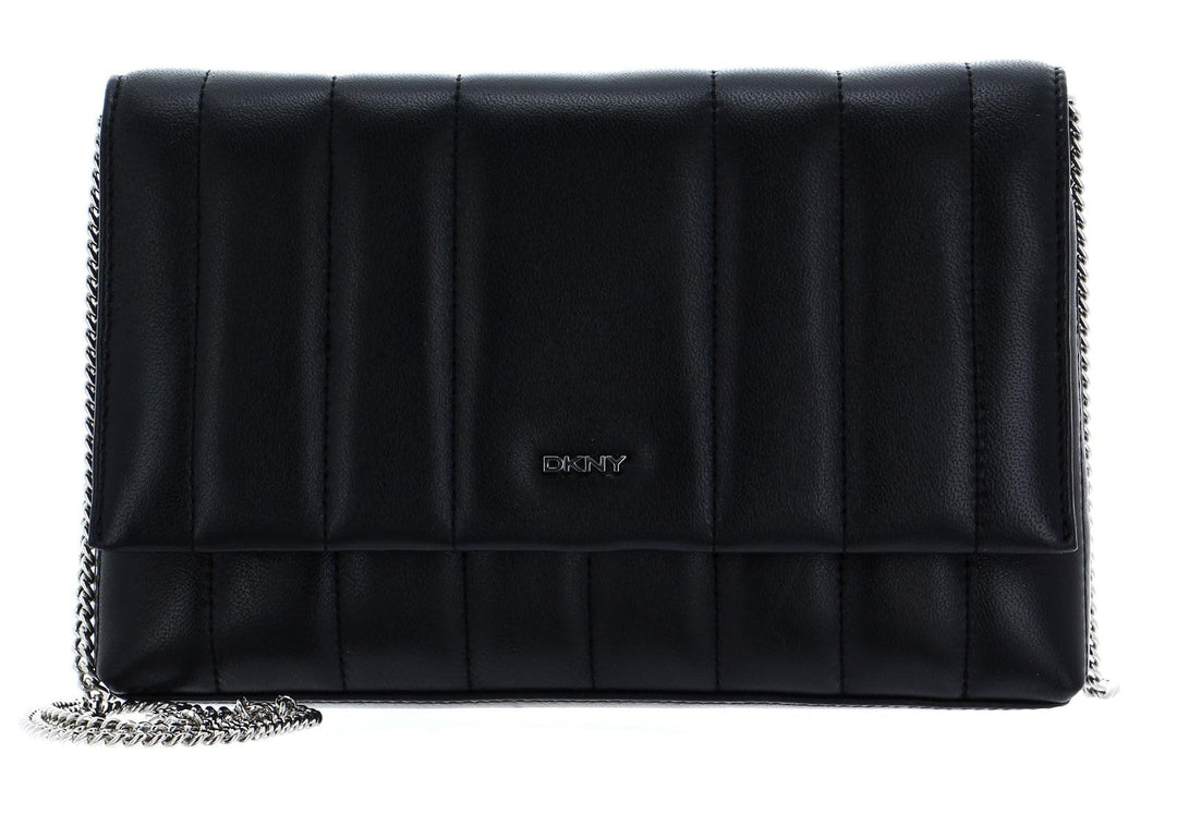 DKNY Clutch Handtasche 25 cm Schwarz/Silber Einheitsgrösse, Schwarz/Silber Einheitsgrösse