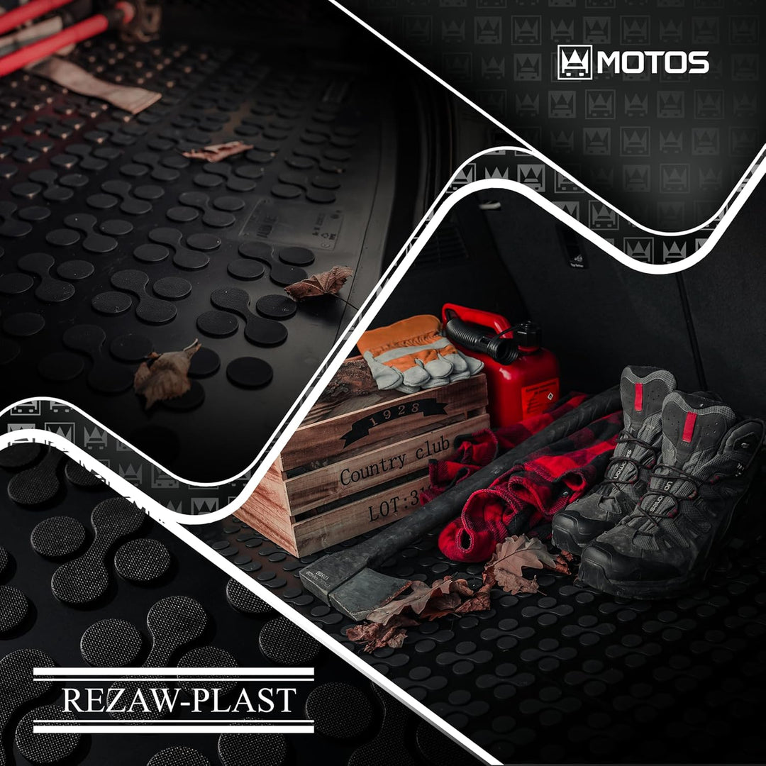 M MOTOS Antirutschmatte Auto Kofferraummatte passt für Renault Megane III 2009-2016 Kompletter Schut