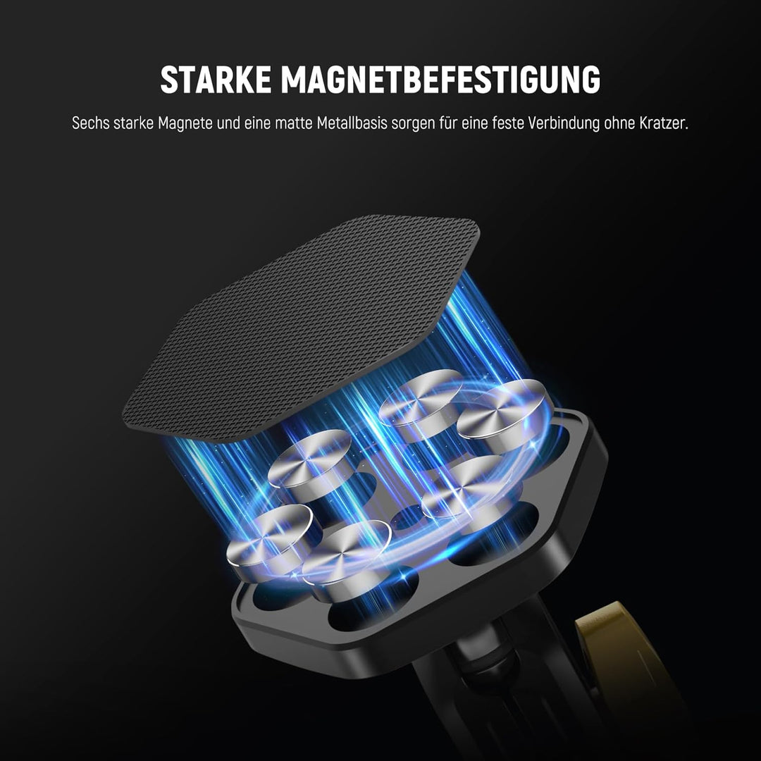 NEEWER Magnetisches Action Kamera Auto Halterung Set mit Magic Arm Ständer, Handy Halter Set, kompat