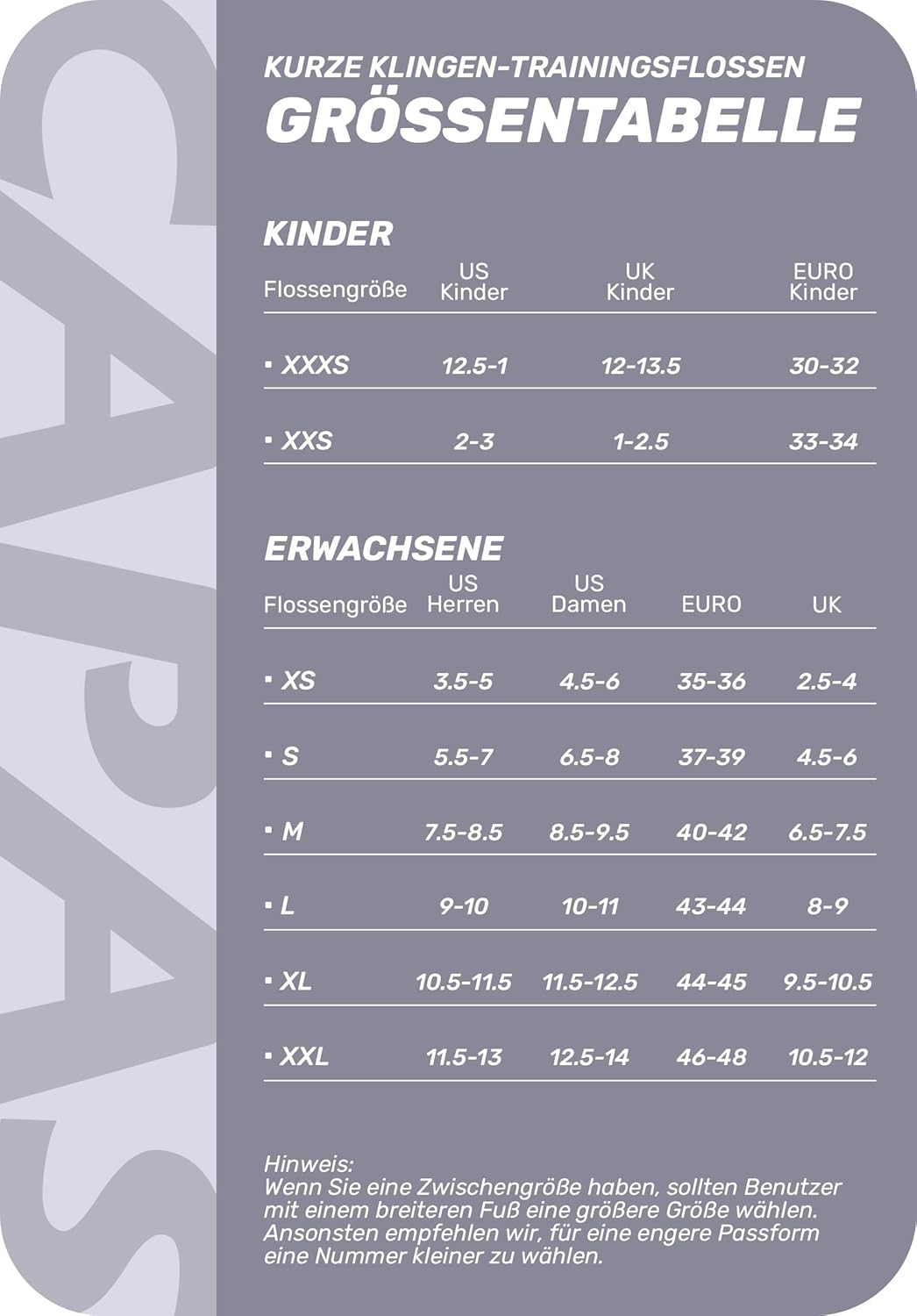 CAPAS Kurze Trainingsflossen für Schwimmen | Komfortable Silikon Schwimmflossen | Kurzflossen | Tauc