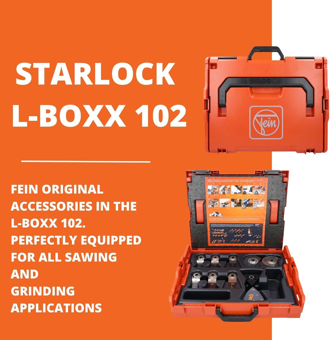Fein Starlock L-BOXX 102 Anwenderset mit Fein Originalzubehör für den MULTIMASTER