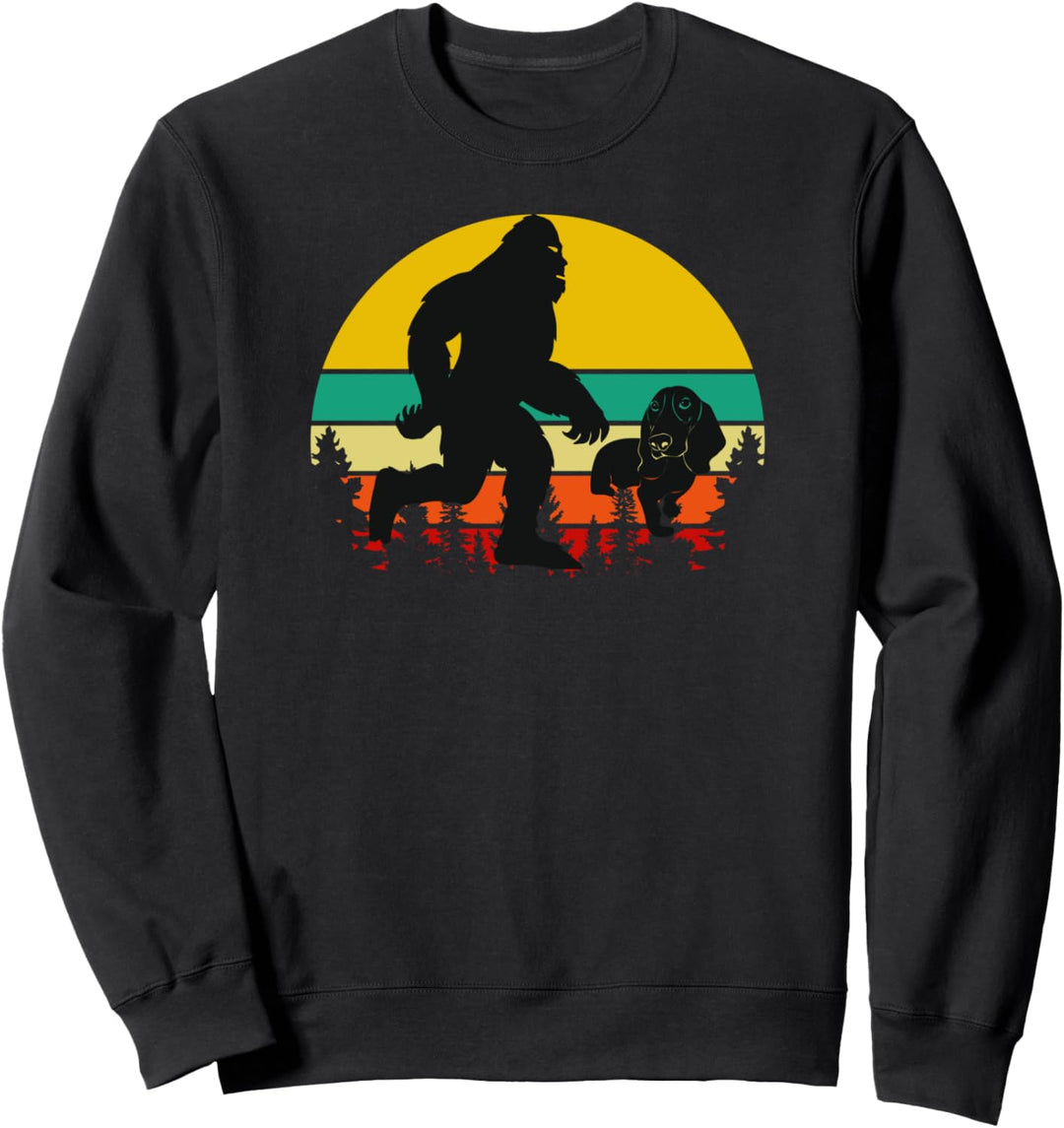 Bigfoot und der Jagdhund Sweatshirt