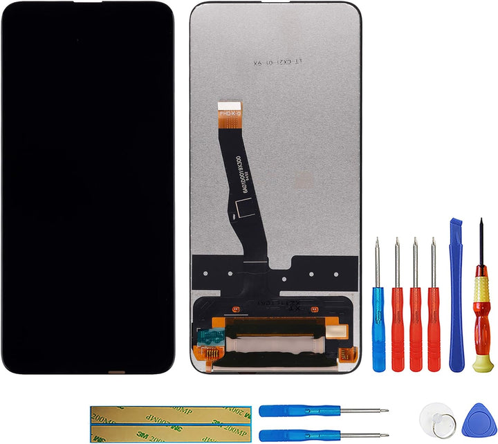 swark LCD Display Kompatibel mit Honor 9X Pro (Schwarz Ohne Rahmen) Touchscreen + Tools