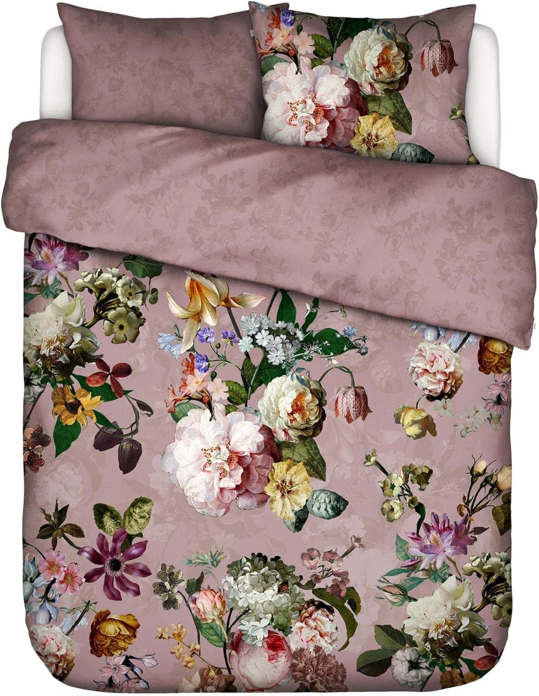 ESSENZA Bettwäsche Fleur Ecru 135x200 + 1x 80x80 cm, Ecru 135x200 + 1x 80x80 cm
