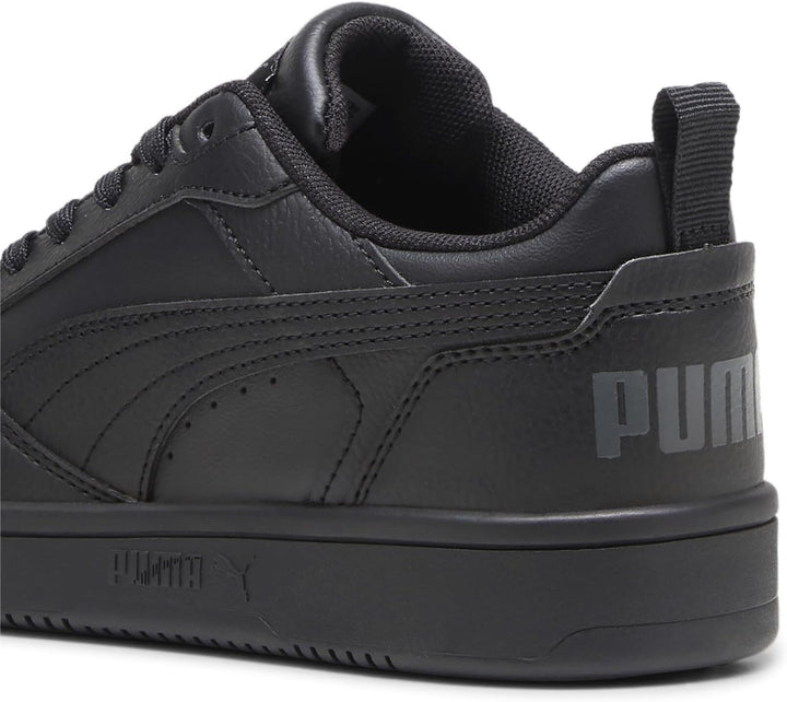 PUMA Unisex Kinder Rebound V6 Lo Jr Sneaker 37.5 EU Schwarz Grau Black Shadow Gray, 37.5 EU Schwarz