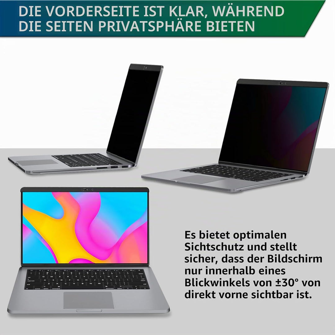 Stary Sichtschutzfilter Macbook Pro 13 Zoll (2016-2022,M1/M2) | MacBook Air 13 Zoll (2018-2021,M1),
