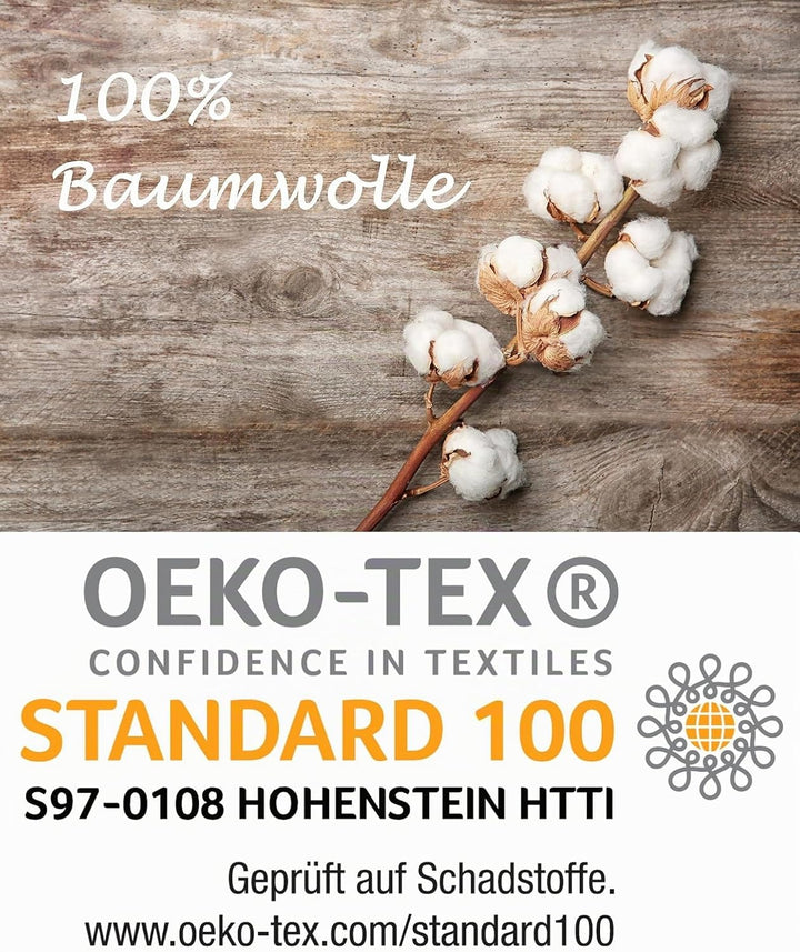 Bierbaum Kinder Fein - Biber Bettwäsche 2 TLG. 135x200cm Baustelle Baufahrzeuge