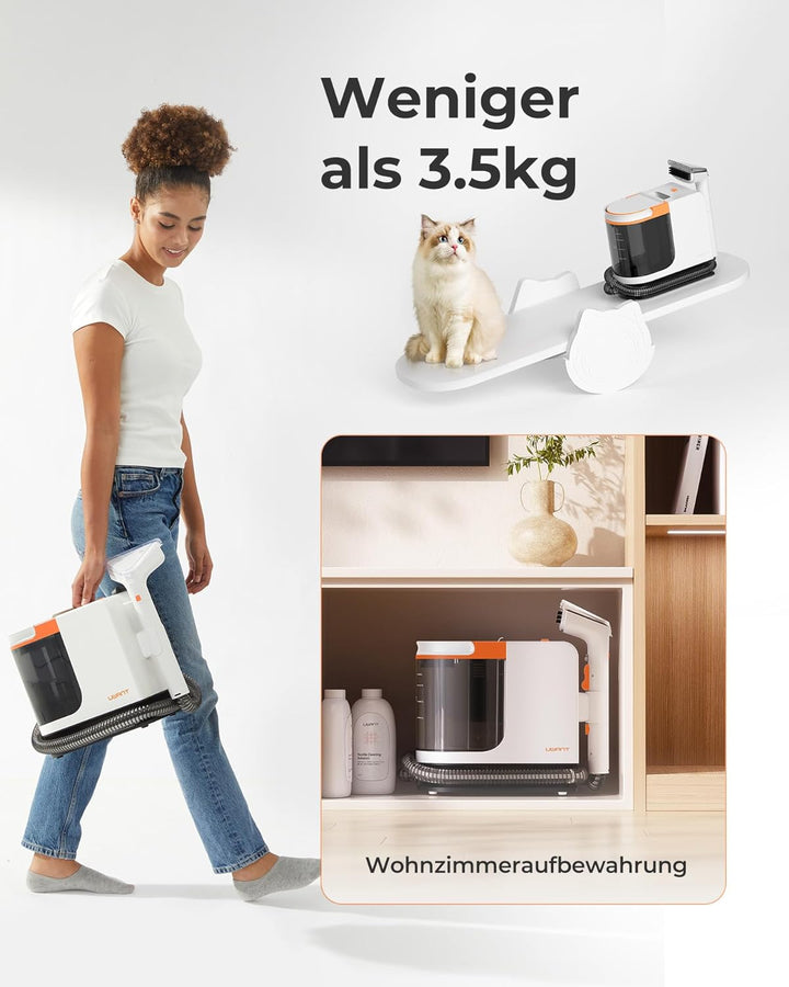 Uwant B200 SE, Polsterreiniger gerät, Schwebemagnetmotor-Technologie, geeignet für die Reinigung von