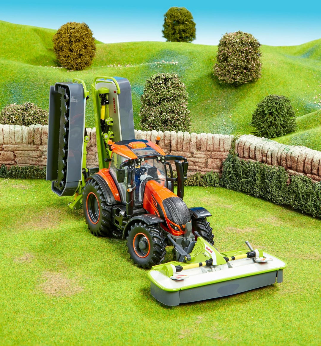 Britains CLAAS 3600FC Disco Mäher, Traktorzubehör für Sammler, Traktorspielzeug, kompatibel Tieren u