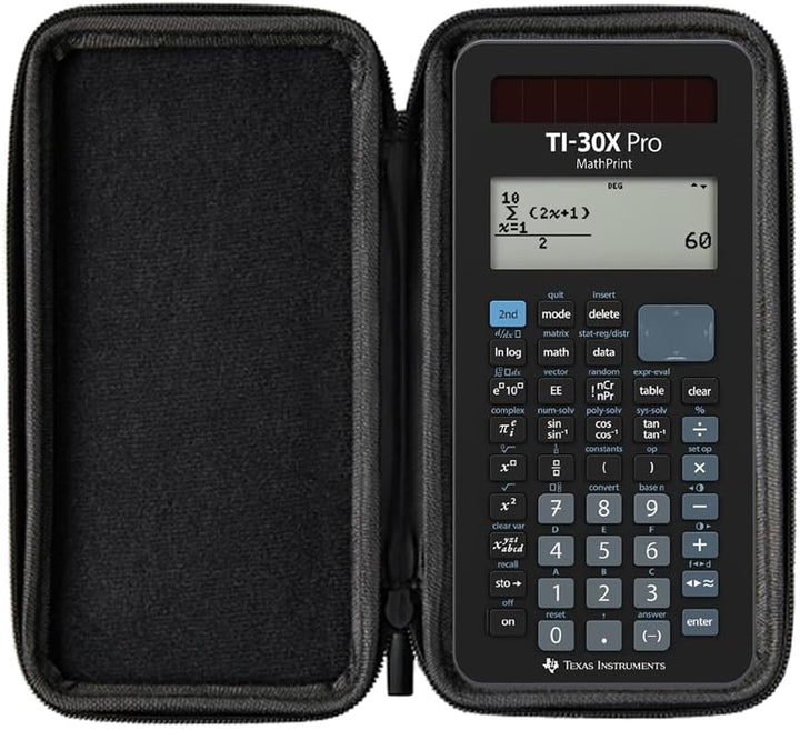 CALCUSO Sparpaket: TI-30X Pro MathPrint technisch-wissenschaftlicher Taschenrechner + WYNGS Schutzta