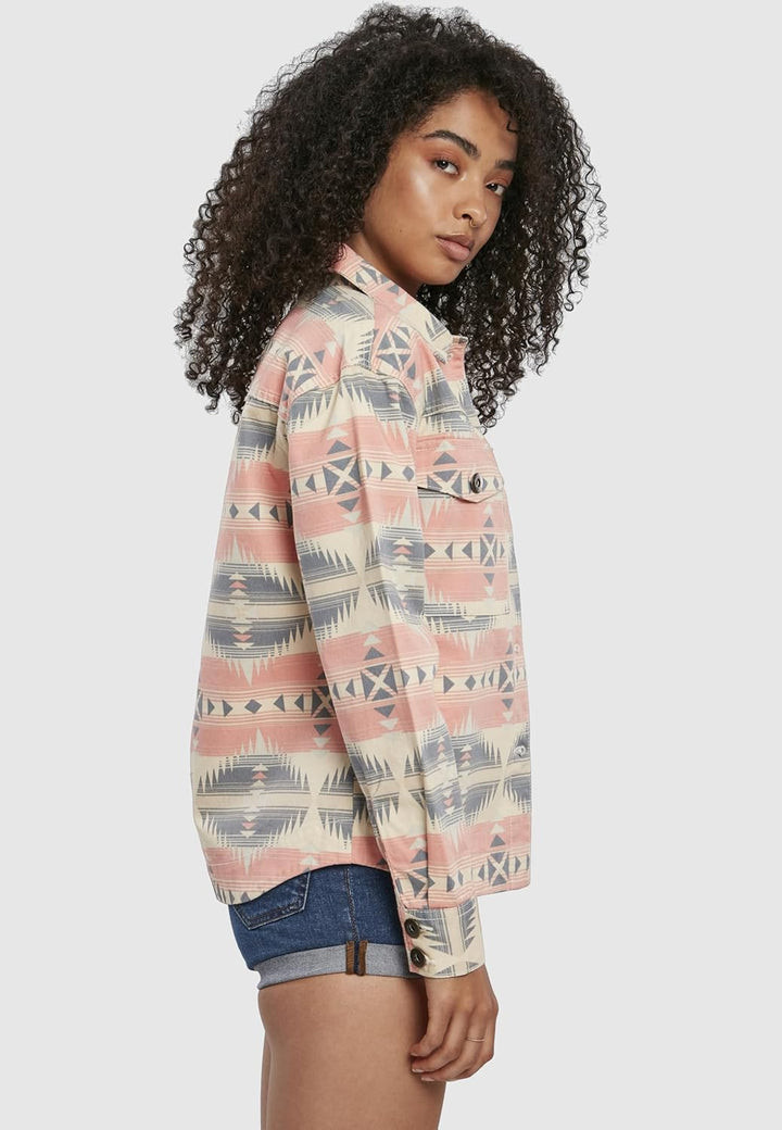 Urban Classics Damen Ladies Inka Oversized Shirt Jacket Jacke, XS