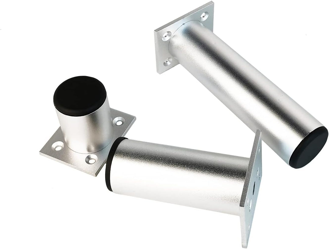 Qrity 250mm Silber Höhe Möbel Beine Schrankfüsse Aluminiumlegierung Küchenfüsse Sofa Füsse Metall Ti