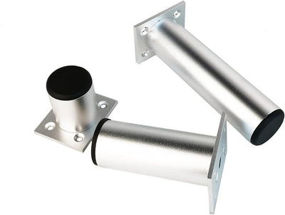 Qrity 250mm Silber Höhe Möbel Beine Schrankfüsse Aluminiumlegierung Küchenfüsse Sofa Füsse Metall Ti