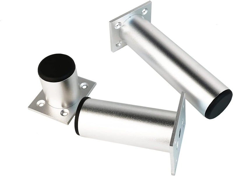 Qrity 250mm Silber Höhe Möbel Beine Schrankfüsse Aluminiumlegierung Küchenfüsse Sofa Füsse Metall Ti