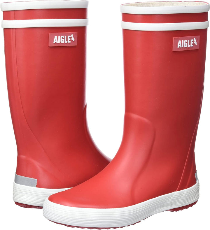 Aigle Unisex Kinder Lolly Pop 2 Gummistiefel 36 EU Rot Weiss, 36 EU Rot Weiss