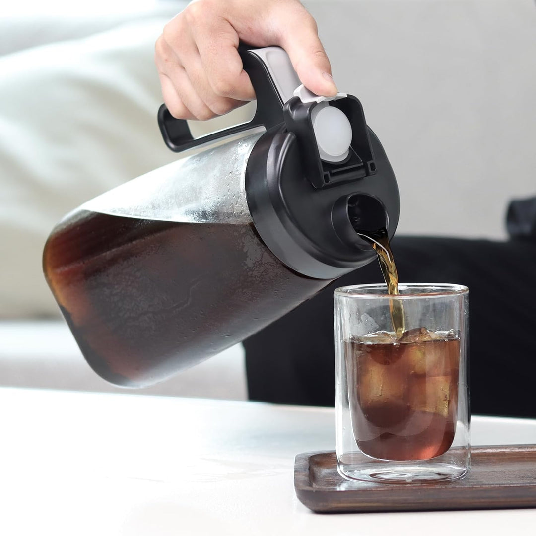 Sivaphe Cold Brew Coffee Maker Der filter kann wiederverwendet werden,BPA Free Tritan,2L, 2L