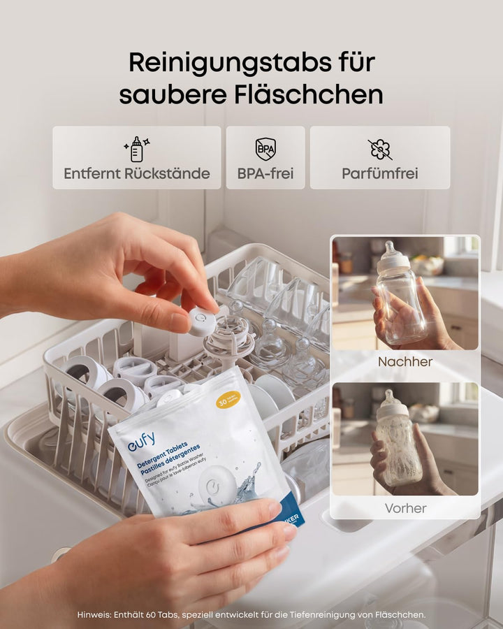 eufy 6-Monats-Wartungsset für Babyflaschen-Spülmaschine S1 Pro, Pflegeset mit integriertem Wasserent