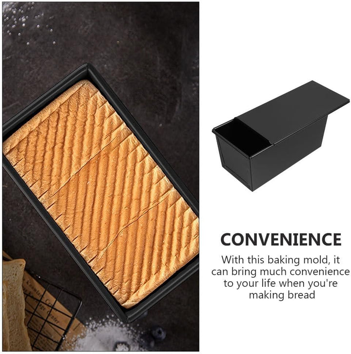 Toastbrot Backform Mit Deckel Loaf Pan with Lid VICASKY Brotbackform mit Extra hohe Kastenform, Toas