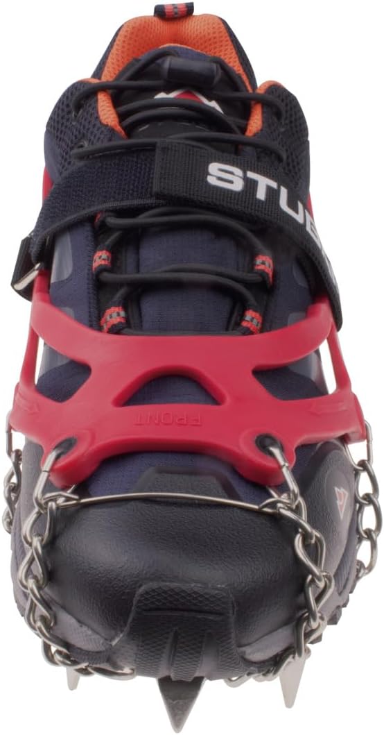 STUBAI Grödel für Wander-Schuhe | Mount Track | Antirutsch-Schuhkrallen aus Edelstahl für Winter, ru