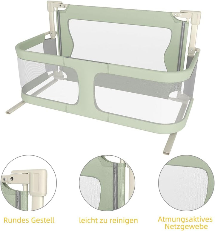 homewell Bettgitter, gemeinsames Schlafen, Bettschutzgitter Kinderbettgitter für Kinder Babybettgitt