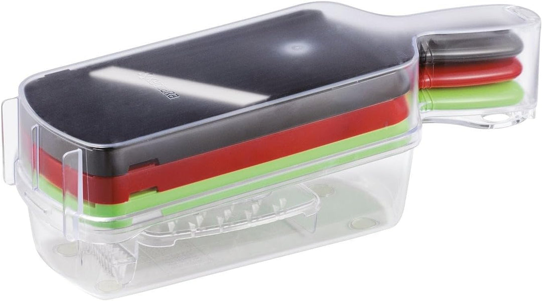 Kyocera 3er Set mit Aufbewahrungsbox Hobel, Kunststoff Keramik, rot, 29,5 x 10,1 x 10,2 cm Hobel-Set