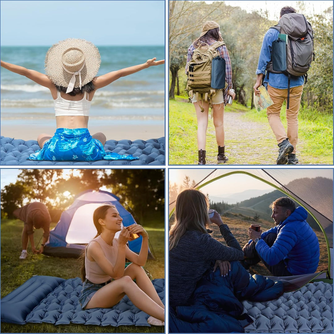YOUXIU Ultraleicht Isomatte Camping, Aufblasbare Isomatte, Camping Matratze, Luftmatratze, Campingma