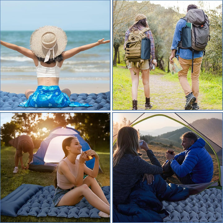 YOUXIU Ultraleicht Isomatte Camping, Aufblasbare Isomatte, Camping Matratze, Luftmatratze, Campingma