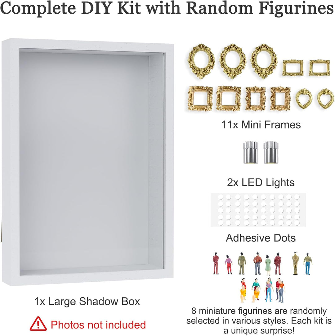 DIY Mini Museum Bilderrahmen 31x25 Vintage Kreative Fotobox