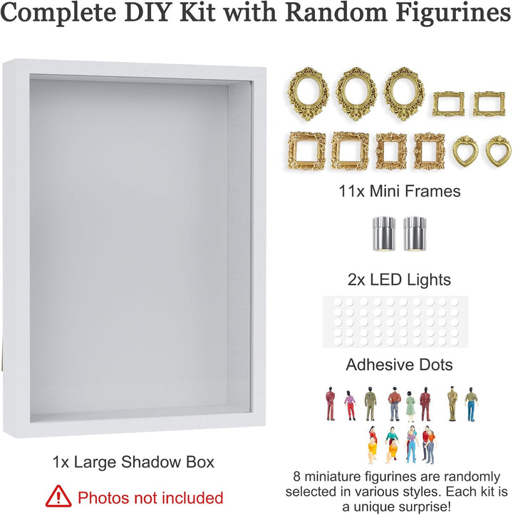 DIY Mini Museum Bilderrahmen 31x25 Vintage Kreative Fotobox