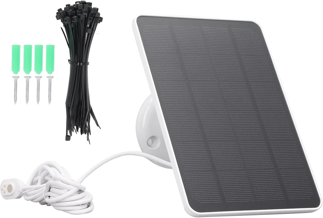 10-W-Solarpanel für Überwachungskameras Im Freien, IP65 Wasserdichtes Solarbetriebenes Ladegerät für