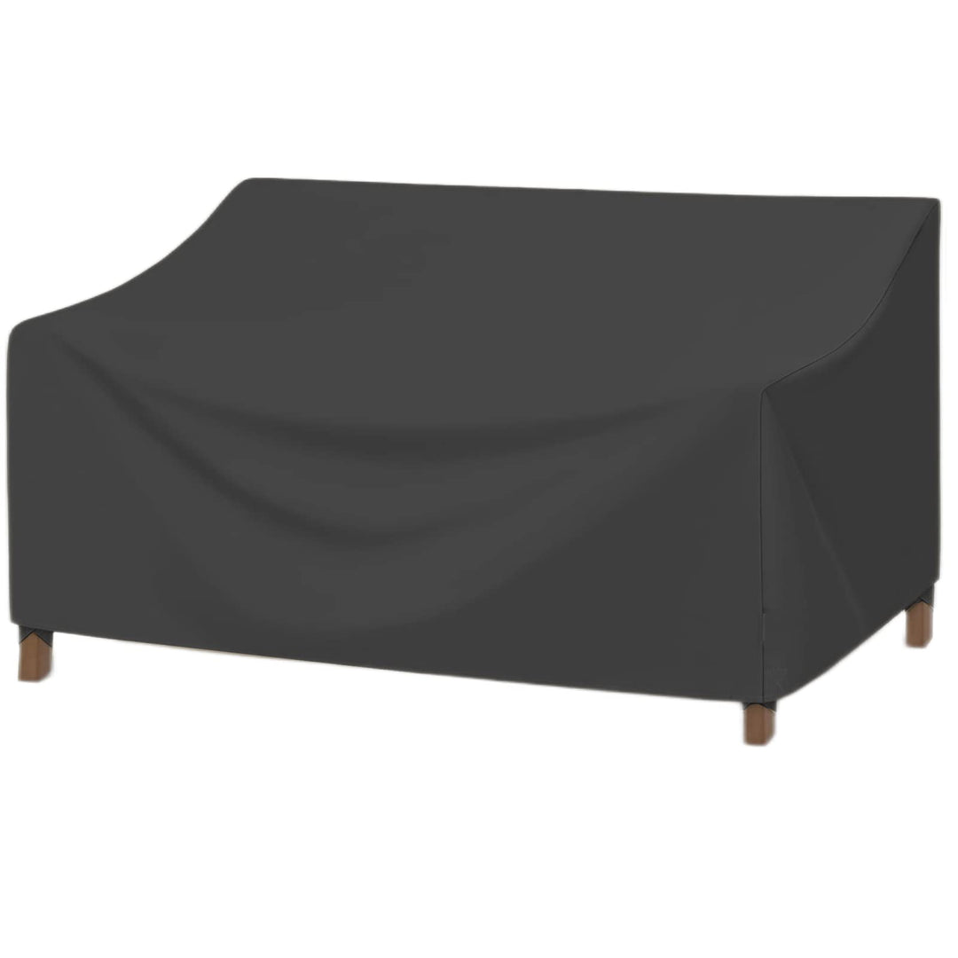 EKQSGLC Gartensofa Abdeckung Wasserdicht, 600D Schutzhülle Gartensofa mit Lüftungsschlitzen, Outdoor