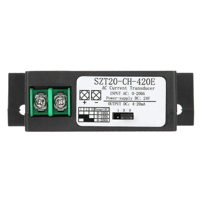 Stromwandler SZT20-CH-420E, Messstrom AC 0-10A/20A/50A, 0-100A/150A/200A, Ausgangssignal mit drei Fo