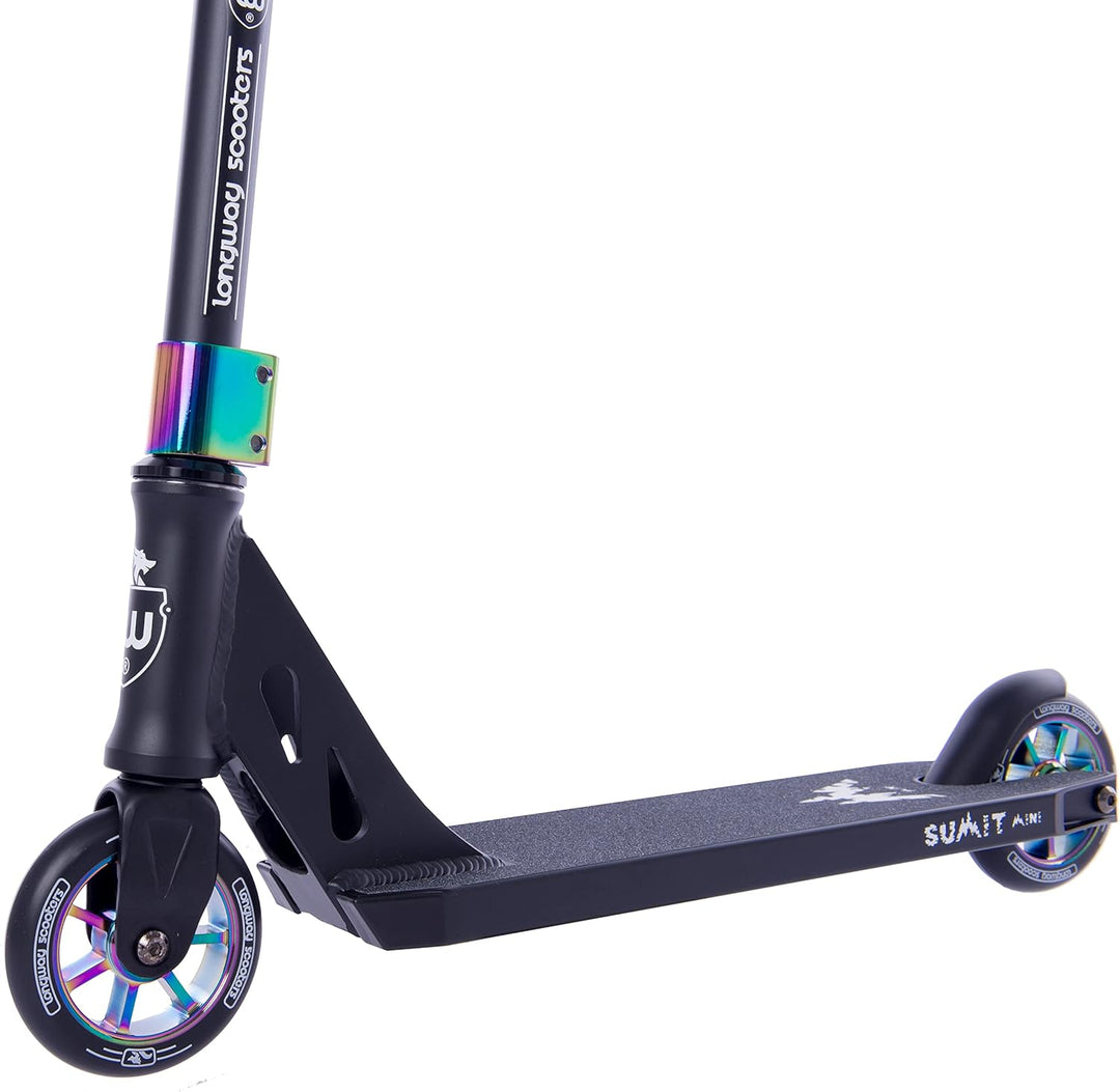 Longway Stunt Scooter – Summit Mini – High End Profi StuntScooter, 6061 T6 Alu, ABEC 9 Kugellager, 1