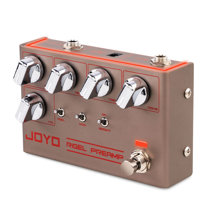 JOYO High Gain Overdrive Effektpedalverstärker Simulation Gitarrenpedale mit echtem Amp-Kopfton für