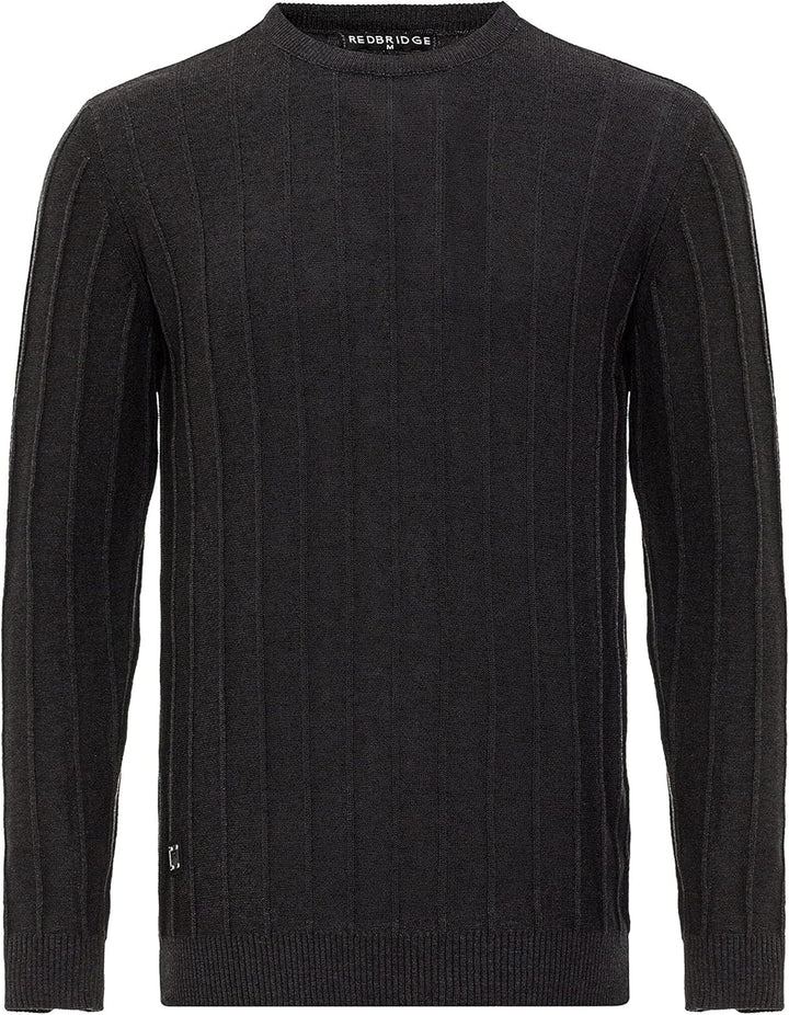 Red Bridge Herren Strickpullover Pullover, Anthrazit