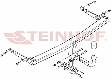 NEU Anhängerkupplung AHK Steinhof starr für Skoda Octavia III 5E Kombi Combi ab 02.2013 mit 13-polig
