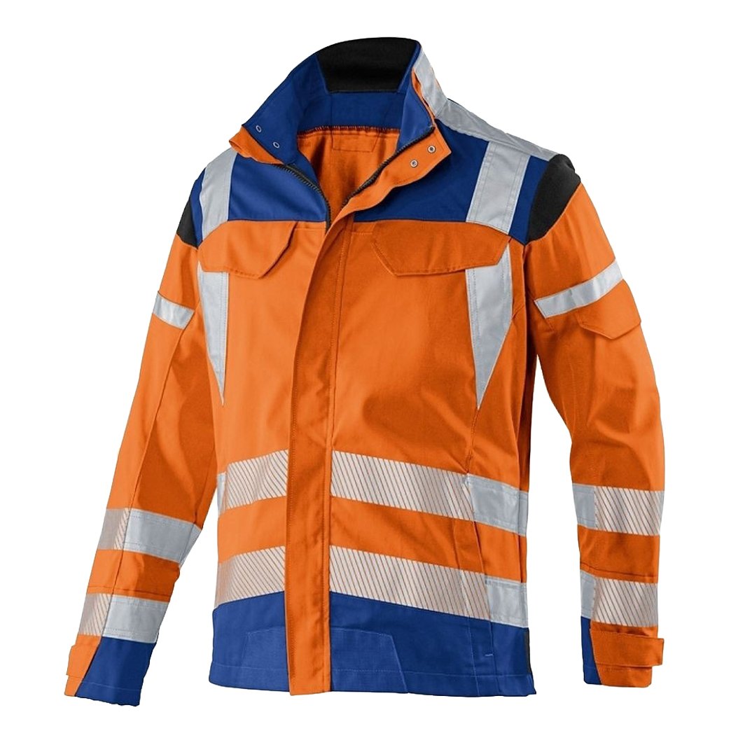 Kübler 12078340-3746-24 Jacke Reflectiq PSA 2, Warnorange/Kornblau, Grösse 24 Warnorange/Kornblau Gr