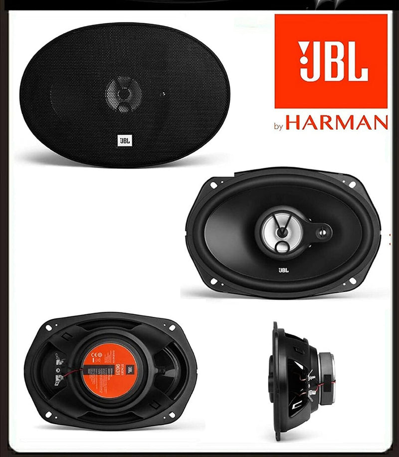 JBL Stage1 9631 3-Wege Auto Lautsprecher Set von Harman Kardon - 300 Watt Ovale KFZ Car HiFi Autolau