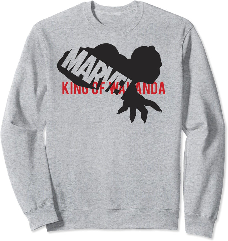 Marvel Black Panther King Of Wakanda Marvel Logo Sweatshirt