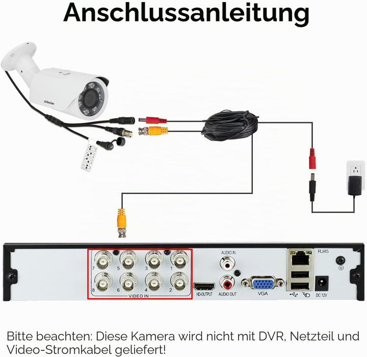 5 Megapixel Überwachungskameras IR Bullet Kameras 2.7-13.5mm Vari-fokal Linse,4-in-1 AHD/TVI/CVI/CVB