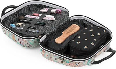 SKPAT - Kosmetikkoffer Hartschale Gross, Beautycase Damen, Trolley & Handgepäck Koffer: Beauty Case