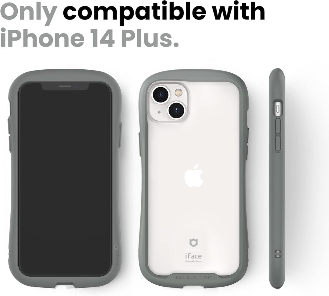 iFace Reflexion Entworfen für iPhone 14 Plus Hülle (6,7 Zoll) - Niedliches stossfestes Hybrid [9H ge
